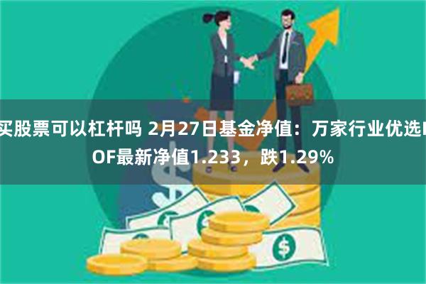 买股票可以杠杆吗 2月27日基金净值：万家行业优选LOF最新净值1.233，跌1.29%